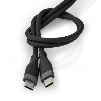 CCGB60820BK15 Usb-kabel | usb 2.0 | usb-c™ male | usb-c™ male | 60 w | 480 mbps | vernikkeld | 1.50 m  Product foto
