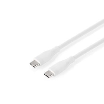 CCGB60820WT15 Usb-kabel | usb 2.0 | usb-c™ male | usb-c™ male | 60 w | 480 mbps | vernikkeld | 1.50 m  Product foto