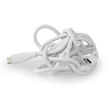 CCGB60820WT15 Usb-kabel | usb 2.0 | usb-c™ male | usb-c™ male | 60 w | 480 mbps | vernikkeld | 1.50 m  Product foto