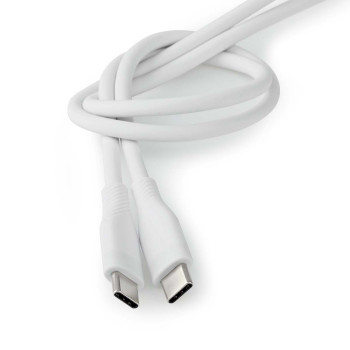 CCGB60820WT15 Usb-kabel | usb 2.0 | usb-c™ male | usb-c™ male | 60 w | 480 mbps | vernikkeld | 1.50 m  Product foto