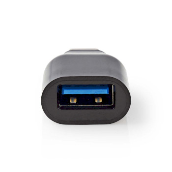 CCGB60915BK Usb-c™ adapter | usb 3.2 gen 1 | usb-c™ male | usb-a female | 5 gbps | rond | vernikkeld Product foto