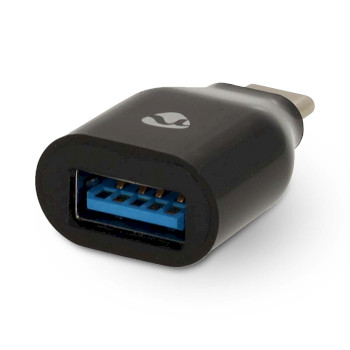 CCGB60915BK Usb-c™ adapter | usb 3.2 gen 1 | usb-c™ male | usb-a female | 5 gbps | rond | vernikkeld Product foto