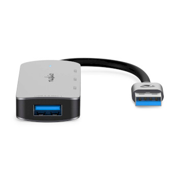 CCGB61210GY01 Usb-hub | usb-a male | 4x usb a female | 4-poorts poort(en) | usb 2.0 / usb 3.2 gen 1 | usb gevoed Product foto