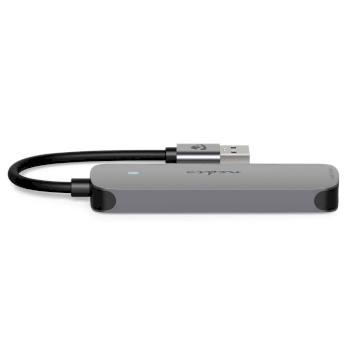 CCGB61210GY01 Usb-hub | usb-a male | 4x usb a female | 4-poorts poort(en) | usb 2.0 / usb 3.2 gen 1 | usb gevoed Product foto