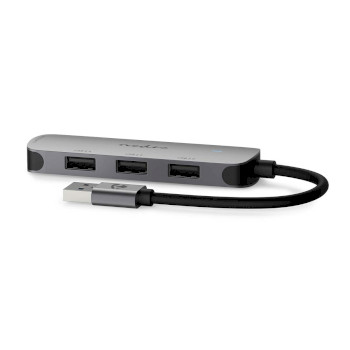 CCGB61210GY01 Usb-hub | usb-a male | 4x usb a female | 4-poorts poort(en) | usb 2.0 / usb 3.2 gen 1 | usb gevoed Product foto