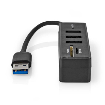 CCGB61250BK01 Usb-hub | usb-a male | 3x usb a female | 5-poorts poort(en) | usb 3.2 gen 1 | usb gevoed | 5 gbps |  Product foto