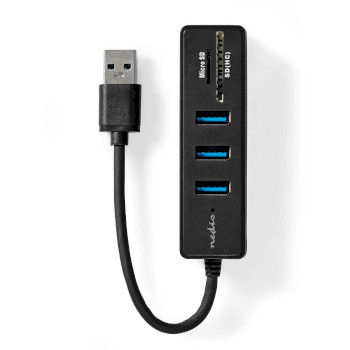 CCGB61250BK01 Usb-hub | usb-a male | 3x usb a female | 5-poorts poort(en) | usb 3.2 gen 1 | usb gevoed | 5 gbps |  Product foto