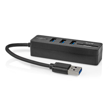 CCGB61250BK01 Usb-hub | usb-a male | 3x usb a female | 5-poorts poort(en) | usb 3.2 gen 1 | usb gevoed | 5 gbps |  Product foto