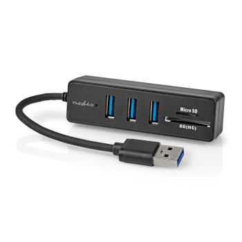 CCGB61250BK01 Usb-hub | usb-a male | 3x usb a female | 5-poorts poort(en) | usb 3.2 gen 1 | usb gevoed | 5 gbps |  Product foto