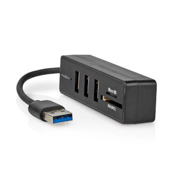 CCGB61250BK01 Usb-hub | usb-a male | 3x usb a female | 5-poorts poort(en) | usb 3.2 gen 1 | usb gevoed | 5 gbps |  Product foto