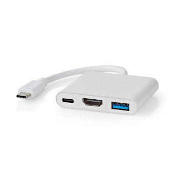 CCGB64770WT01 Usb multi-port adapter | 3-in-1 | usb 3.2 gen 1 | usb-c™ male | hdmi™ output / usb-a fem