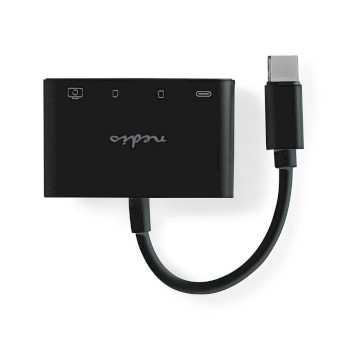 CCGB64780BK01 Usb-hub | 1x usb-c™ | 1x usb a / 1x usb-c™ | 4-poorts poort(en) | usb 2.0 | usb gevoed | Product foto