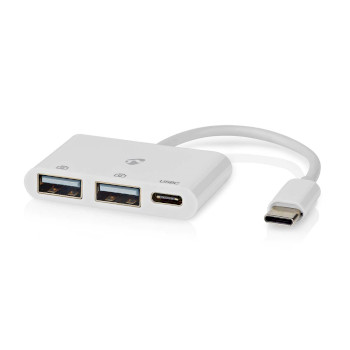 CCGB64785WT01 Usb-hub | 1x usb-c™ | 1x usb-c™ / 2x usb 2.0 a female | 3 poort(en) | usb gevoed