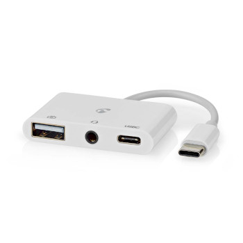 CCGB64790WT01 Usb multi-port adapter | 3-in-1 | usb 2.0 | usb-c™ male | usb-a female / usb-c™ female /