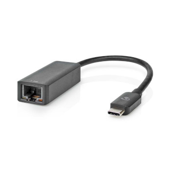 CCGB64960BK02 Usb-netwerkadapter | usb 3.2 gen 1 | 2.5 gbps | usb-c™ male | rj45 female | 0.20 m | rond | ve