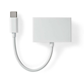 CCGB65900WT01 Usb-c™ adapter | usb 2.0 | usb-c™ male | 3,5 mm female | 0.10 m | rond | vernikkeld | ab Product foto