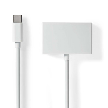 CCGB65900WT01 Usb-c™ adapter | usb 2.0 | usb-c™ male | 3,5 mm female | 0.10 m | rond | vernikkeld | ab Product foto