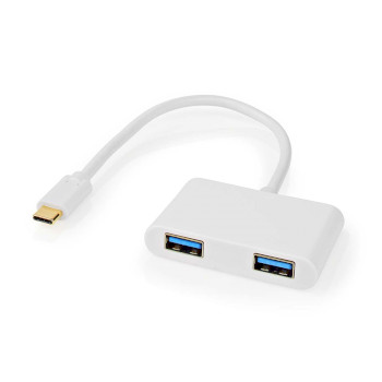 CCGB65960WT02 Usb multi-port adapter | 2-in-1 | usb 3.2 gen 1 | usb-c™ male | 2x usb-a | 1000 mbps | 0.20 m  Product foto