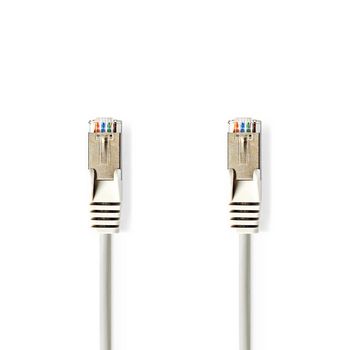 CCGB85121GY100 Cat5e netwerkkabel | sf/utp | rj45 male | rj45 male | 10.0 m | rond | pvc | grijs | doos