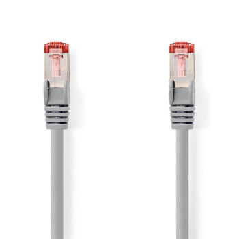 CCGB85221GY10 Cat6 netwerkkabel | rj45 male | rj45 male | s/ftp | 1.00 m | rond | lszh / pvc | grijs | doos