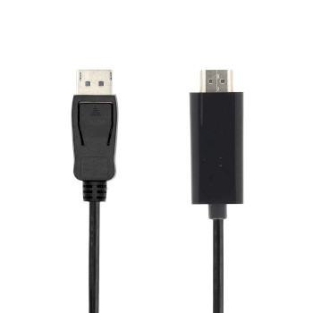 CCGL37101BK20 Displayport-kabel | displayport male | hdmi™ connector | 4k@30hz | vernikkeld | 2.00 m | rond 