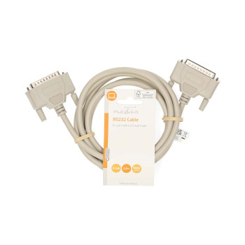 CCGL52100IV20 Seriële kabel | d-sub 25-pins male | d-sub 25-pins male | vernikkeld | 2.00 m | rond | pvc | iv  foto