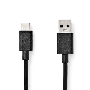 CCGL61600BK10 Usb-kabel | usb 3.2 gen 1 | usb-a male | usb-c™ male | 15 w | 5 gbps | vernikkeld | 1.00 m | r