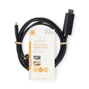 CCGL64655BK20 Usb-c™ adapter | usb 3.2 gen 1 | usb-c™ male | hdmi™ connector | 4k@60hz | 2.00 m   foto