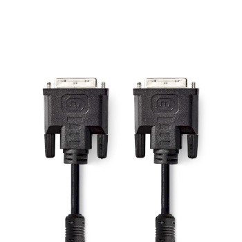 CCGP32050BK20 Dvi-kabel | dvi-i 24+5-pin male | dvi-i 24+5-pin male | 2560x1600 | vernikkeld | 2.00 m | recht | pv