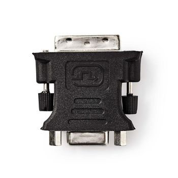 CCGP32900BK Dvi-adapter | dvi-i 24+5-pin male | vga female 15p | vernikkeld | recht | pvc | zwart | envelop