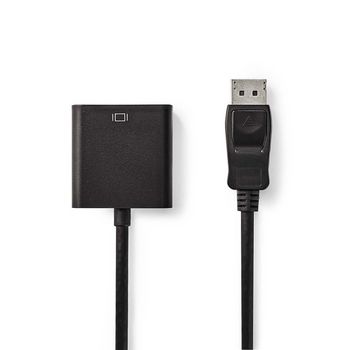 CCGP37350BK02 Displayport - vga-kabel | displayport male - vga female | 0,2 m | zwart