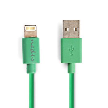 CCGP39300GN10 Lightning kabel | usb 2.0 | apple lightning 8-pins | usb-a male | 480 mbps | vernikkeld | 1.00 m | r Product foto