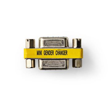 CCGB52810ME Seriële adapter | adapter | d-sub 9-pins female | d-sub 9-pins female | vernikkeld | metaal | d Product foto