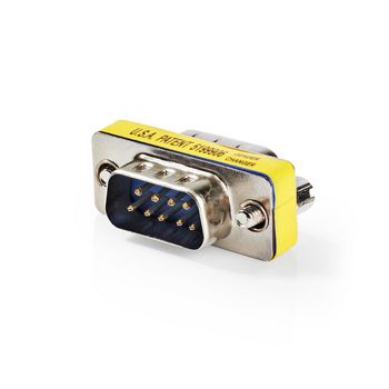 CCGP52811ME Seriële adapter | adapter | d-sub 9-pins male | d-sub 9-pins male | vernikkeld | metaal | polyb Product foto