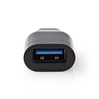 CCGP60915BK Usb-c™ adapter | usb 3.2 gen 1 | usb-c™ male | usb-a female | rond | vernikkeld | zwart  Product foto