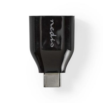 CCGP60915BK Usb-c™ adapter | usb 3.2 gen 1 | usb-c™ male | usb-a female | rond | vernikkeld | zwart 