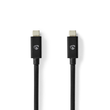 CCGP66020BK20 Usb-kabel | usb 4.0 gen 2x2 | usb-c™ male | usb-c™ male | 240 w | 8k@60hz | 20 gbps | ve