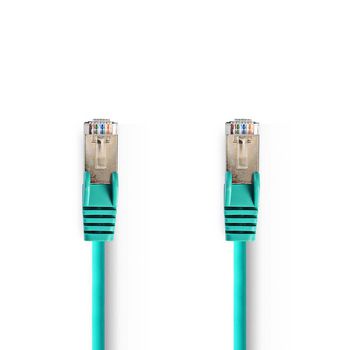 CCGP85121GN30 Cat5e netwerkkabel | sf/utp | rj45 male | rj45 male | 3.00 m | rond | pvc | groen | polybag