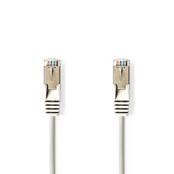 CCGP85121GY300 Cat5e netwerkkabel | sf/utp | rj45 male | rj45 male | 30.0 m | rond | pvc | grijs | envelop