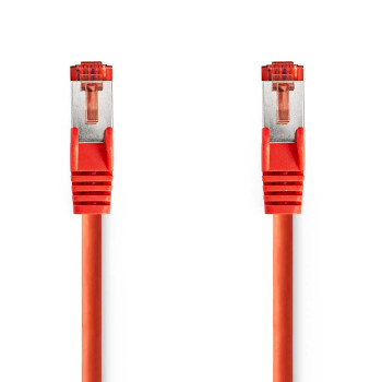 CCGP85221RD015 Cat6-kabel | rj45 male | rj45 male | s/ftp | 0.15 m | rond | lszh | rood | polybag
