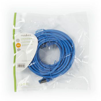 CCGP85320BU100 Cat6a-kabel | sf/utp | rj45 (8p8c) male | rj45 (8p8c) male | 10.0 m | rond | pvc lszh | blauw | poly Verpakking foto