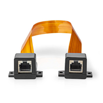 CCGB85901BK03 Nedis cat5e cable | utp | rj45 (8p8c) female | rj45 (8p8c) female | 0.30 m | flat | pvc | orange | b Product foto