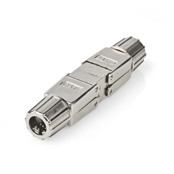 CCGB89020ME Netwerkkoppeling | cat7 | afgeschermd | rj45 female | rj45 female | recht | metaal | doos