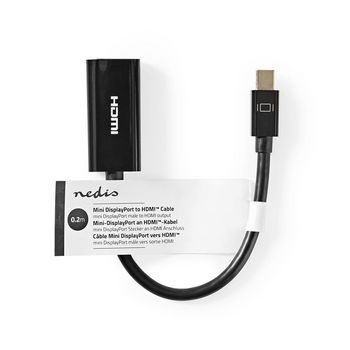 CCGT37650BK02 Mini displayport-kabel | displayport 1.2 | mini-displayport male | hdmi™ output | 21.6 gbps |   foto