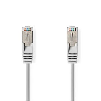 CCGT85320GY75 Cat6a netwerkkabel | sf/utp | rj45 male | rj45 male | 7.50 m | rond | pvc | grijs | label