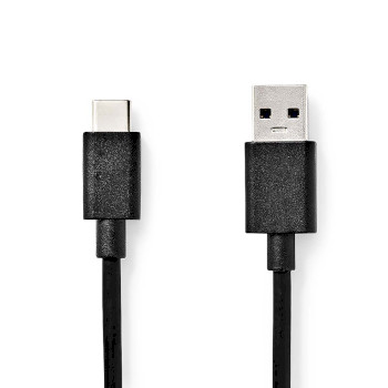 CCGW61600BK10 Usb-kabel | usb 3.2 gen 1 | usb-a male | usb-c™ male | 60 w | 5 gbps | vernikkeld | 1.00 m | r