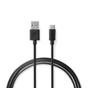 CCHAC240ABK Autolader | 1x 2.4 a | outputs: 1 | poorttype: usb-a | usb-c™ (los) kabel | 1.00 m | 12 w | si Product foto