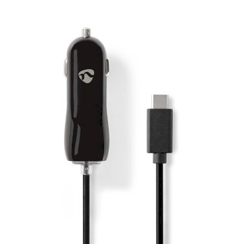 CCHAC300ABK Autolader | 18 w | 1x 3.0 a | outputs: 1 | usb-c kabel | 1.00 m | single voltage output Product foto