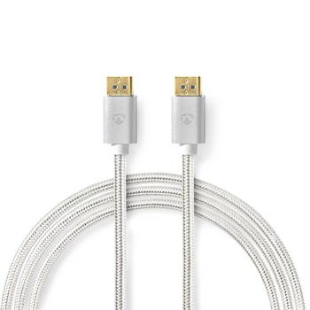 CCTB37014AL20 Displayport-kabel | displayport male | displayport male | 8k@60hz | verguld | 2.00 m | rond | gevloc