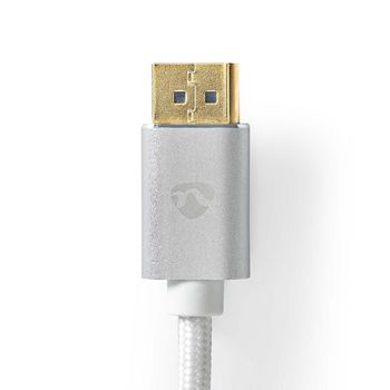 CCTB37014AL20 Displayport-kabel | displayport male | displayport male | 8k@60hz | verguld | 2.00 m | rond | gevloc Product foto